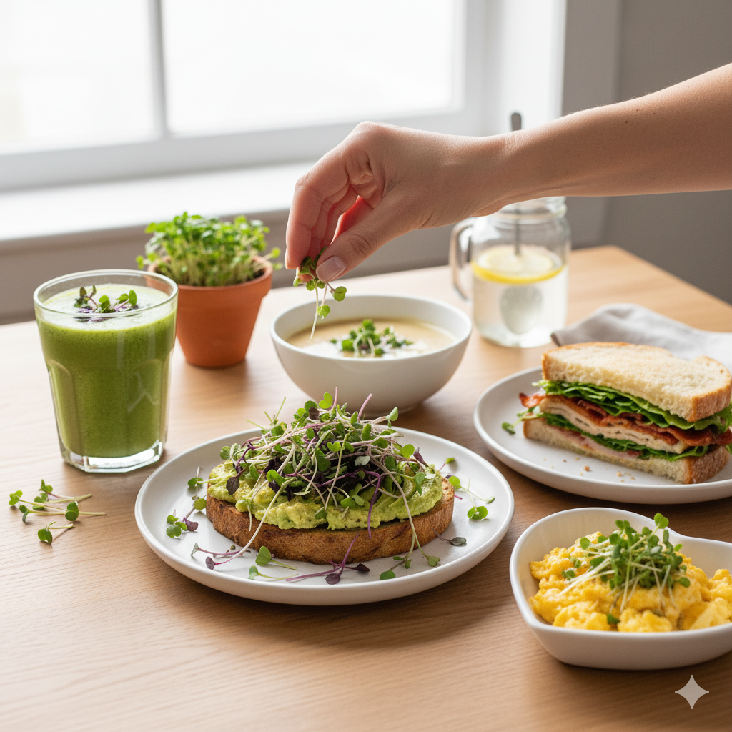 Add some microgreens to your sandwich